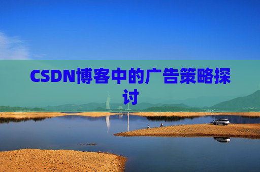 CSDN博客中的广告策略探讨